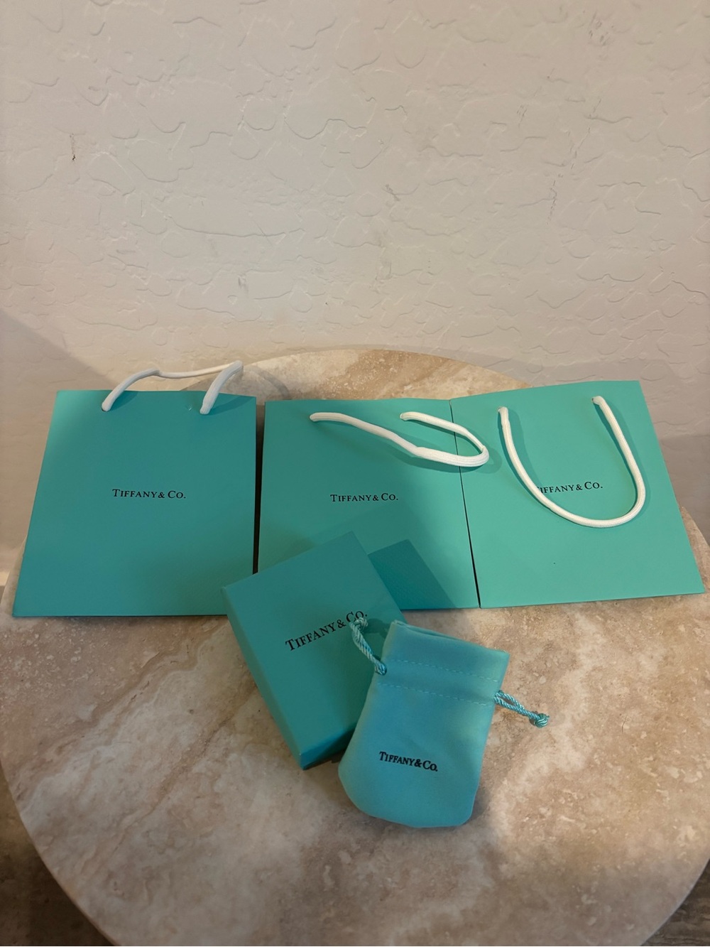 Tiffany & Co. Women's Jewelry Pouch and Gift Bag Lot